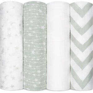 Comfy Cubs Muslin Swaddle (4 pack)